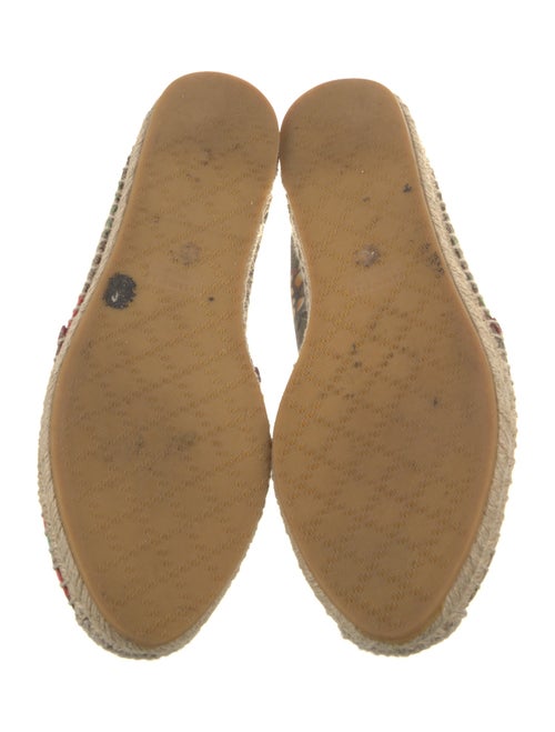 Gucci GG Supreme Leather Trim Embellishment Espadrilles