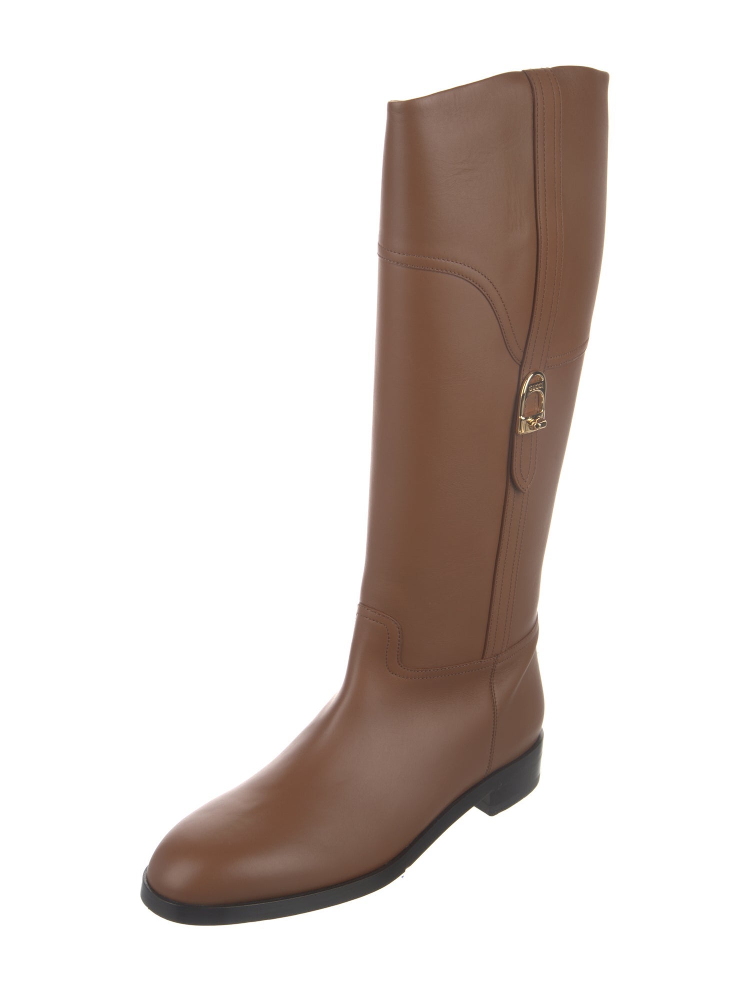 Gucci Leather Riding Boots