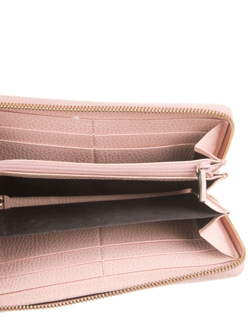 Gucci Dollar GG Marmont Running GG Logo Continental Wallet