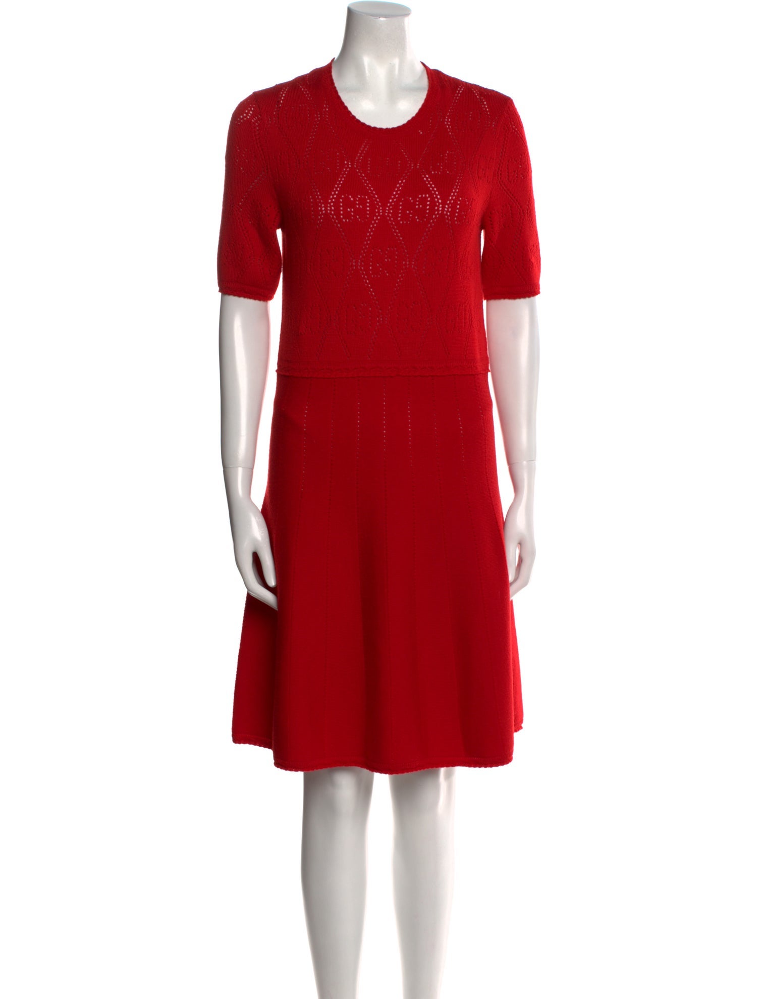 Gucci Wool Knee-Length Dress