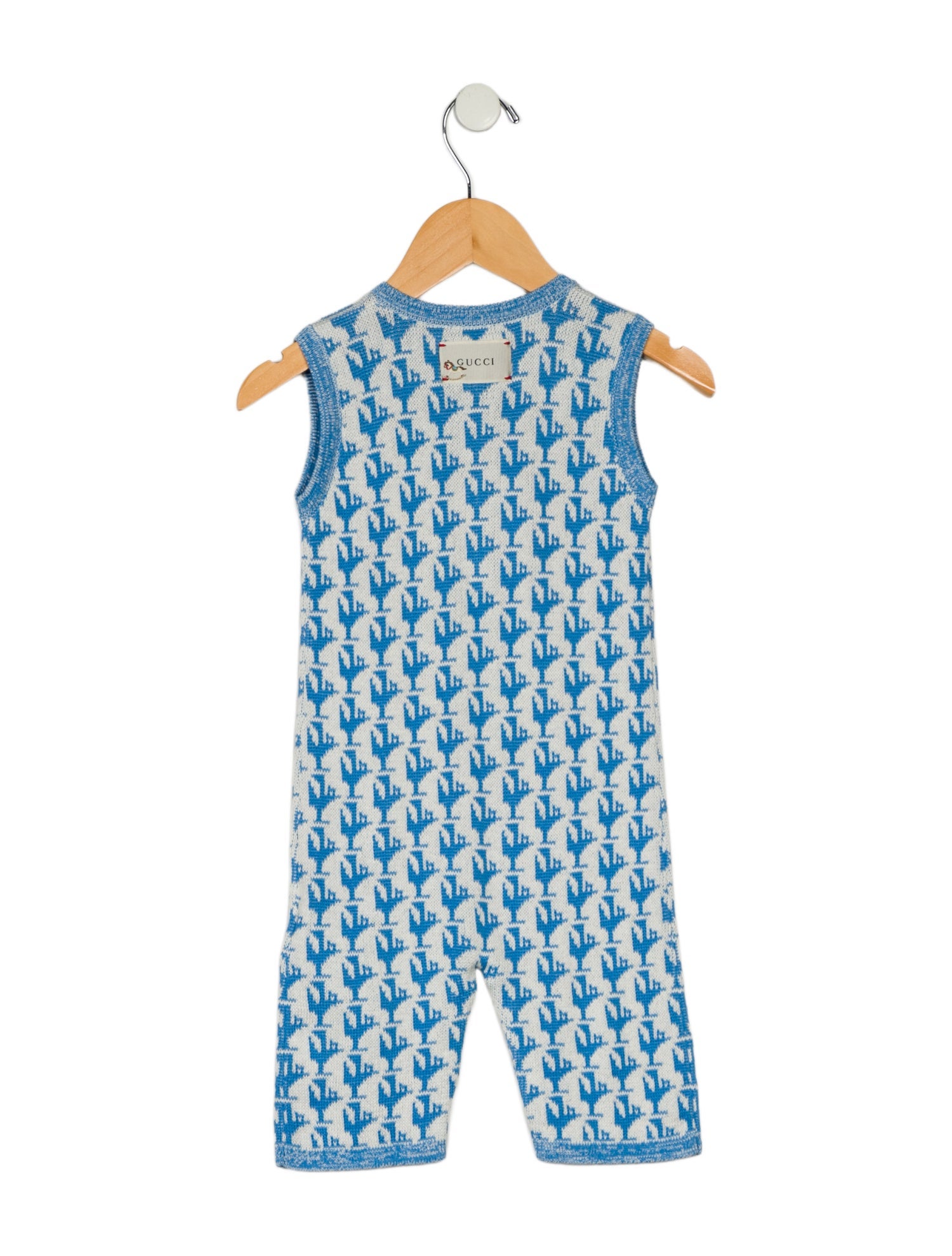 Gucci Gucci boys sleeveless onesie