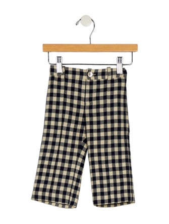 Gucci Gucci boys checkered print pants
