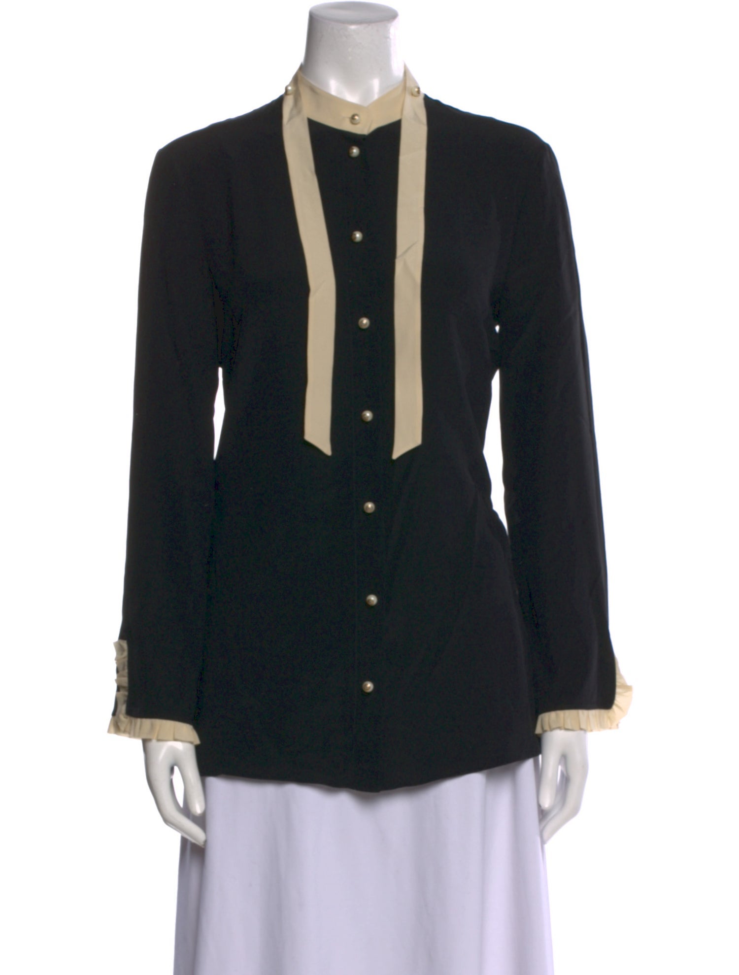 Gucci 2016 Silk Button-Up Top