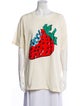 Gucci Graphic Print Crew Neck T-Shirt