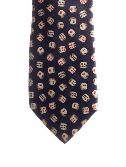 Gucci Pattern Print Silk Tie