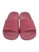 Gucci Interlocking G Logo Rubber Slides