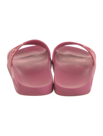 Gucci Interlocking G Logo Rubber Slides