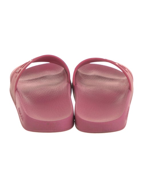 Gucci Interlocking G Logo Rubber Slides