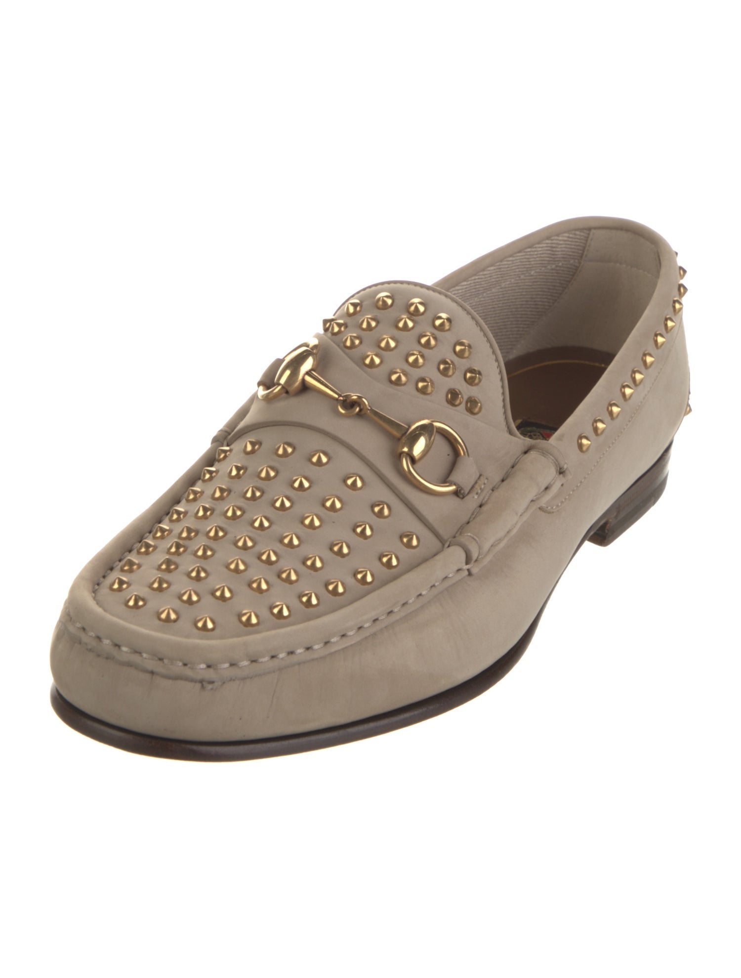 Gucci 1955 Horsebit Accent Leather Dress Loafers