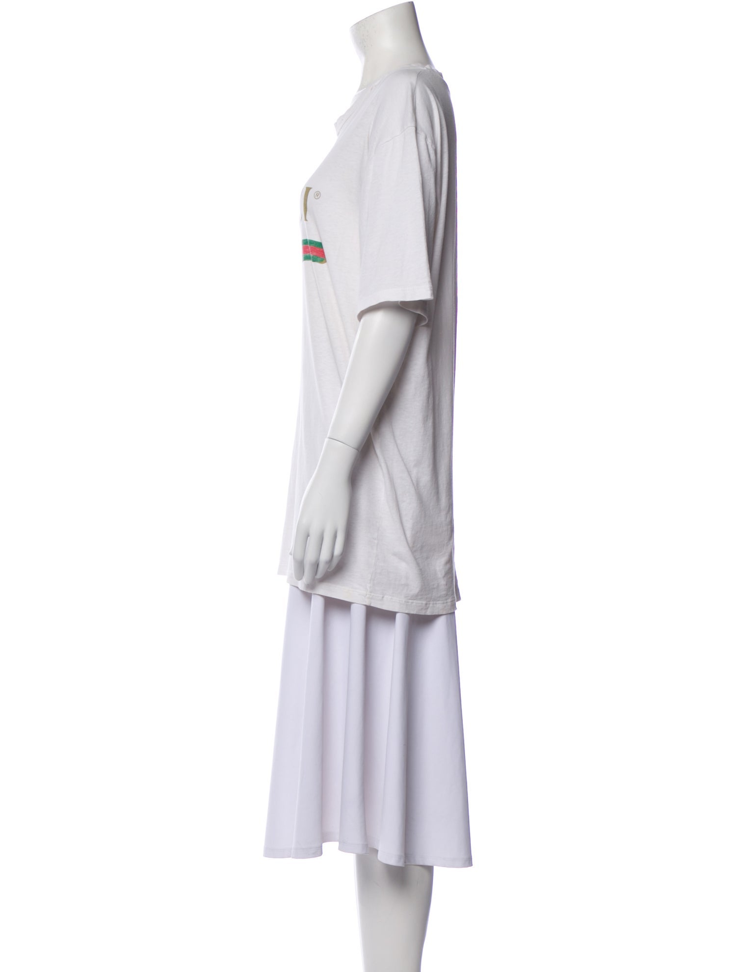 Gucci Graphic Print Crew Neck T-Shirt