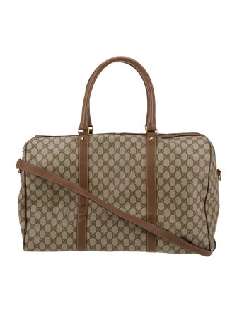Gucci GG Supreme Weekender Bag Vintage