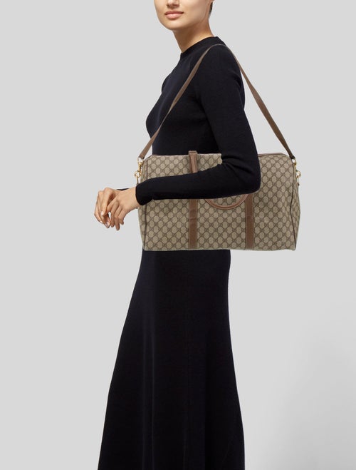 Gucci GG Supreme Weekender Bag Vintage