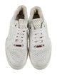 Gucci Web Accent Leather Sneakers