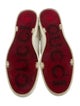 Gucci Web Accent Leather Sneakers