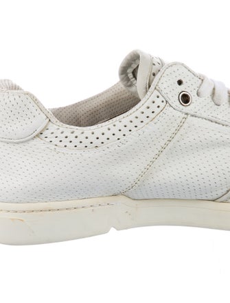 Gucci Web Accent Leather Sneakers