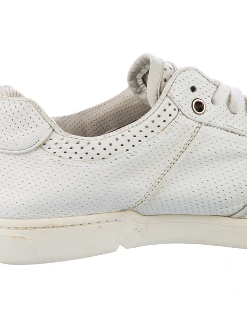 Gucci Web Accent Leather Sneakers