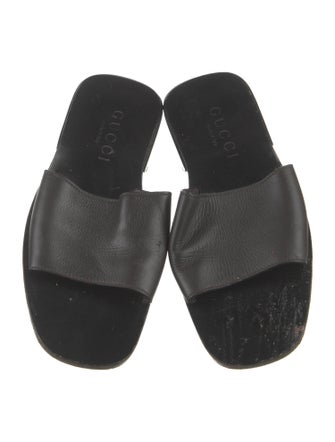 Gucci Leather Slides