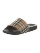 Burberry Nova Check Pattern Rubber Slides