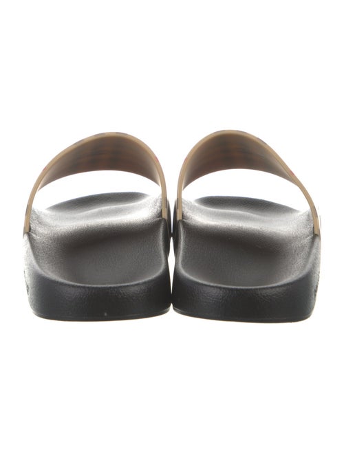 Burberry Nova Check Pattern Rubber Slides