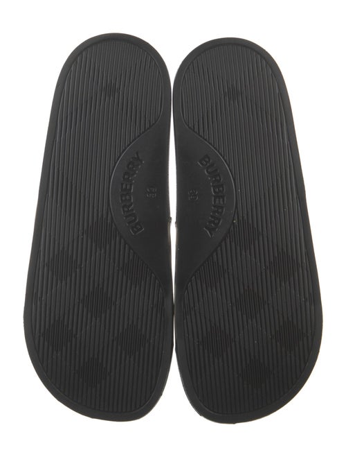 Burberry Nova Check Pattern Rubber Slides