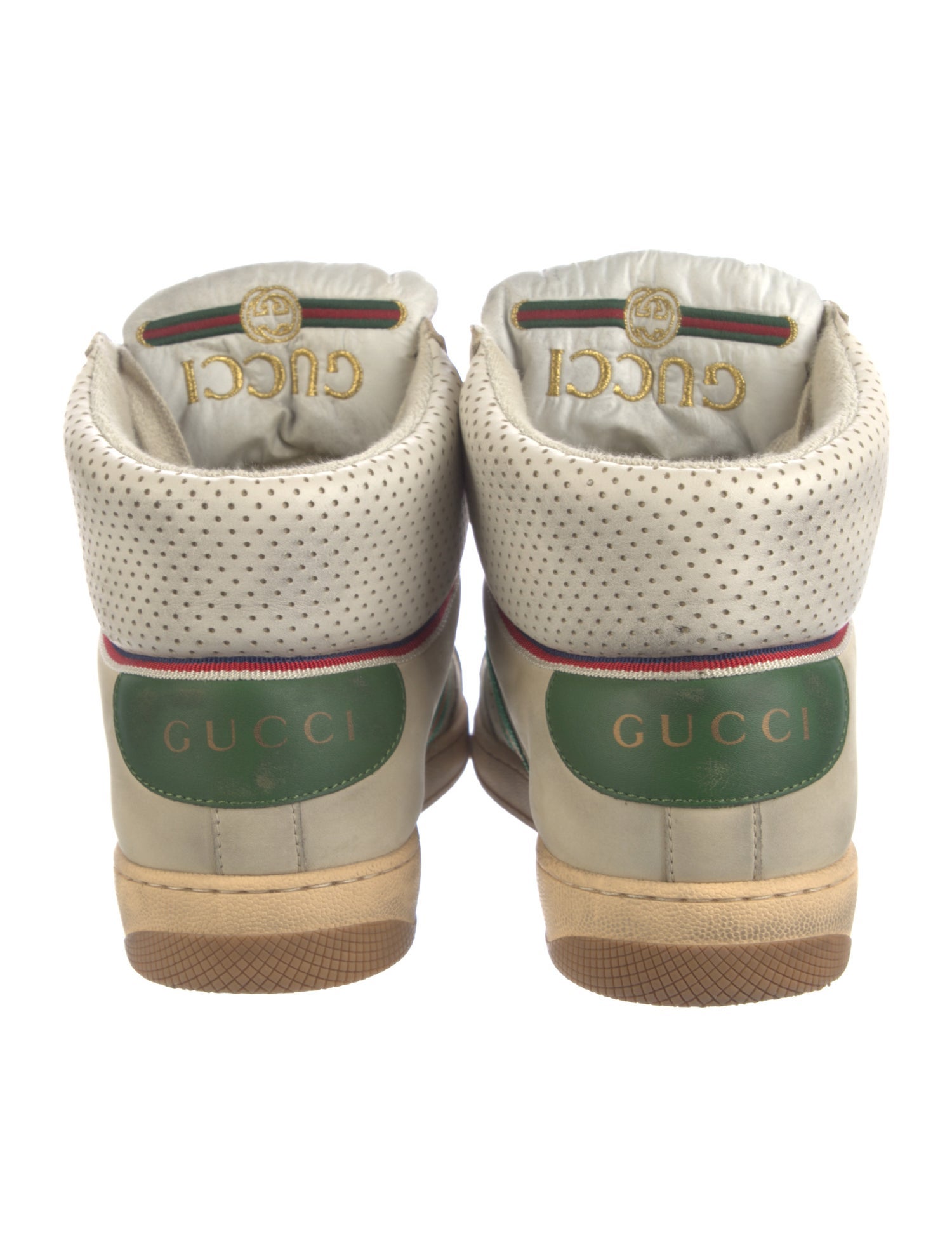 Gucci GG Canvas Leather Sneakers