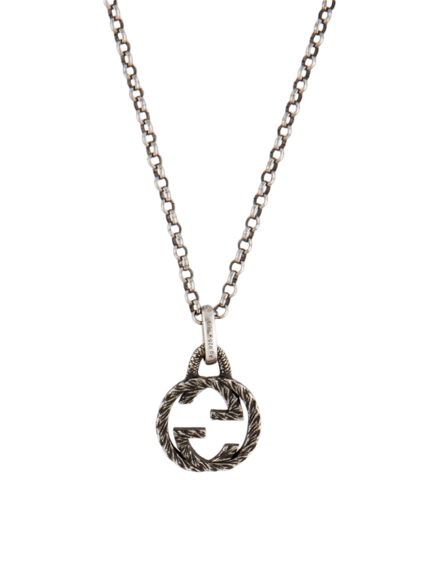 Gucci Interlocking G Pendant Necklace