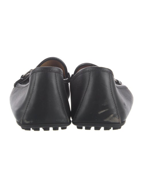 Gucci Web Accent Leather Drivers
