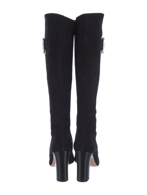 Gucci Hasler Horsebit Accent Suede Boots