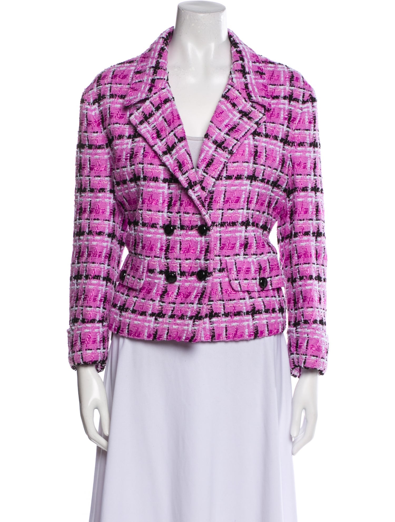 Gucci Plaid Print Blazer