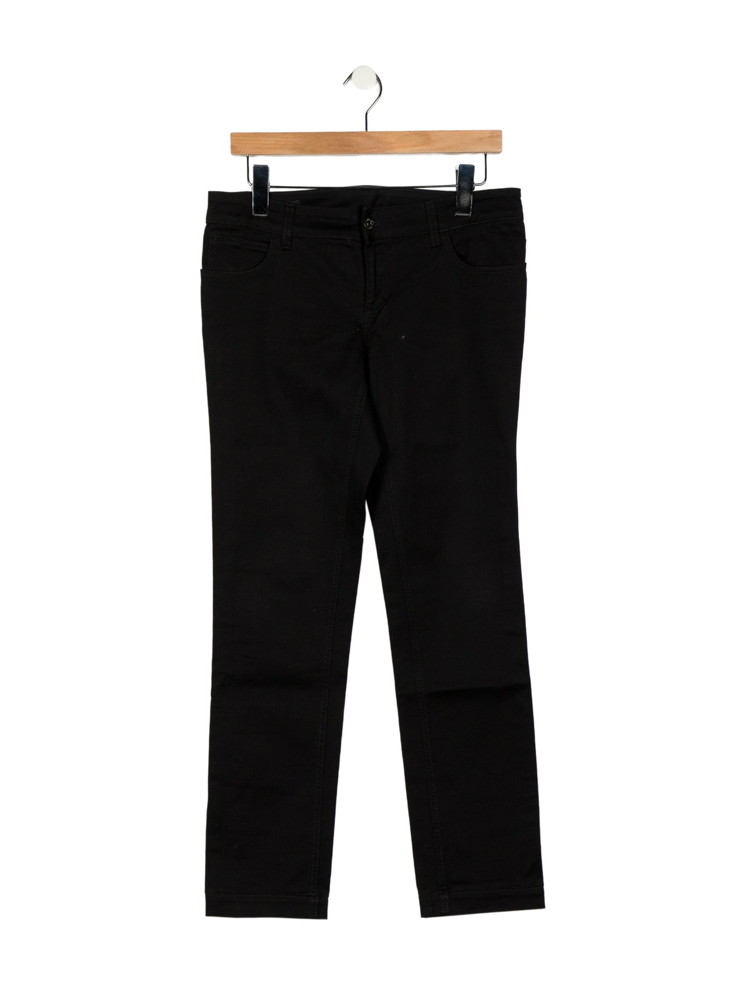 Gucci Mid-Rise Straight Leg Jeans