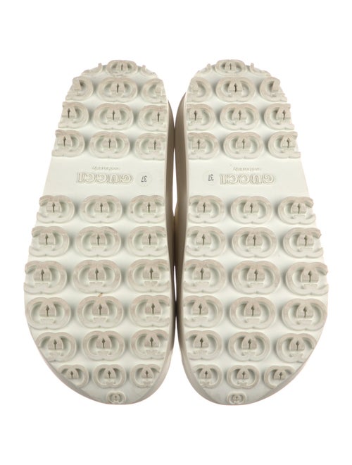 Gucci Interlocking G Logo Rubber Slides