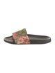 Gucci GG Signature Floral Print Slides