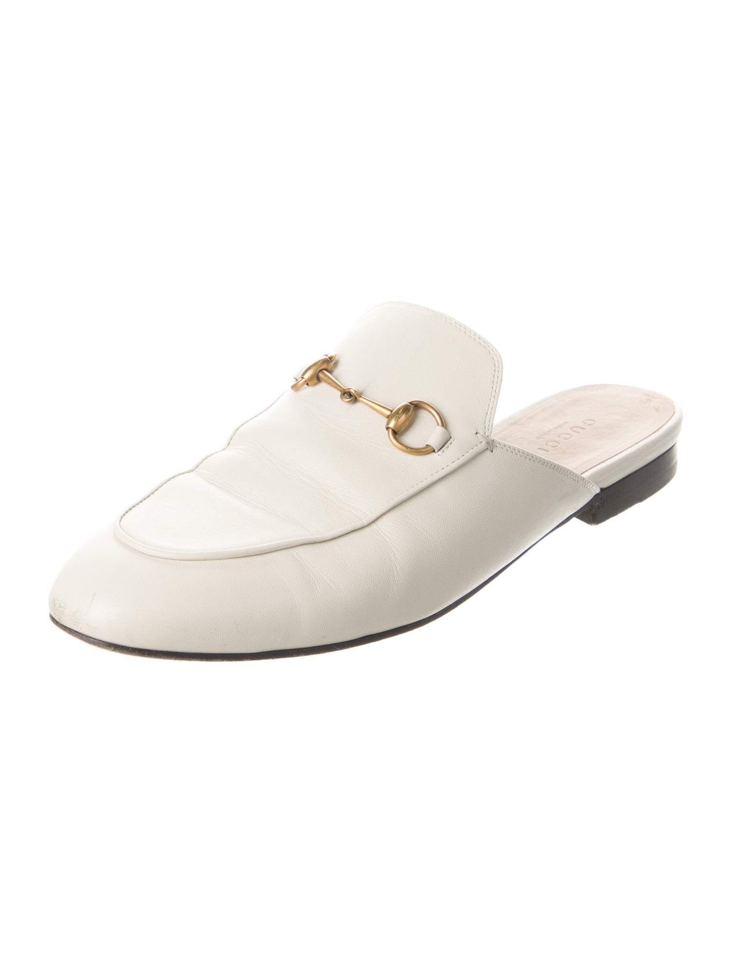 Gucci Horsebit Accent Leather Mules