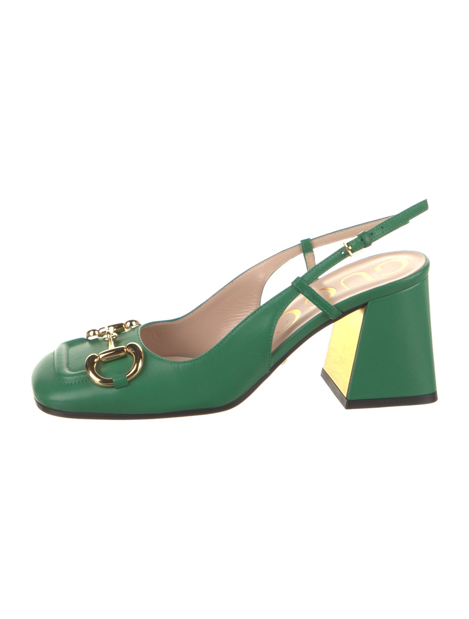 Gucci Leather Slingback Pumps