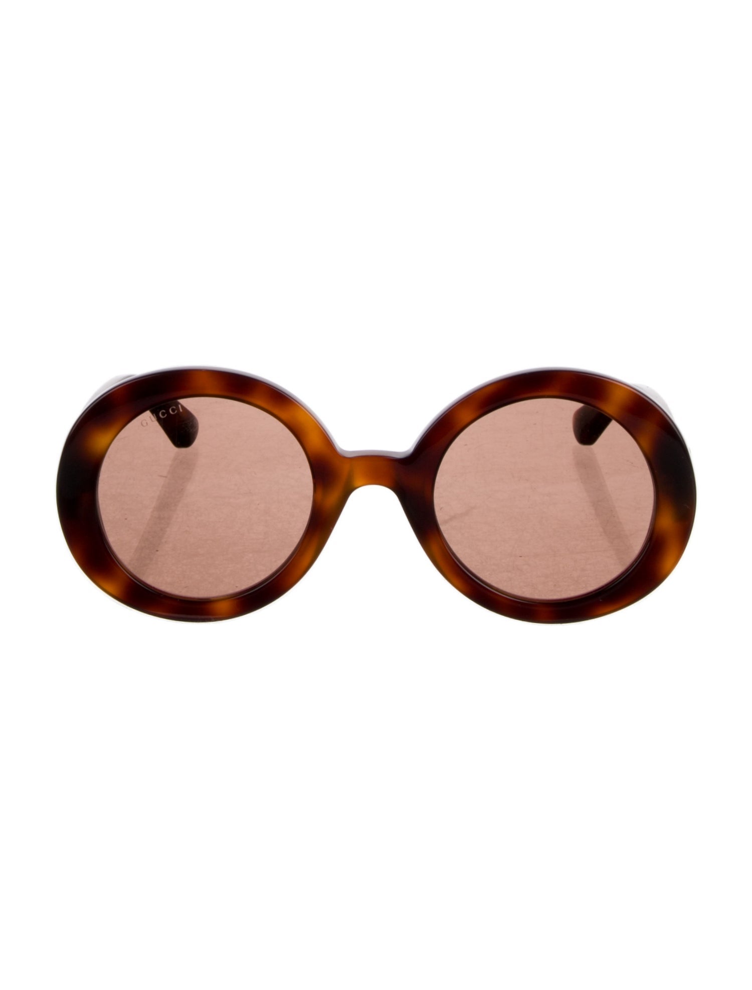 Gucci Interlocking G Logo Round Sunglasses