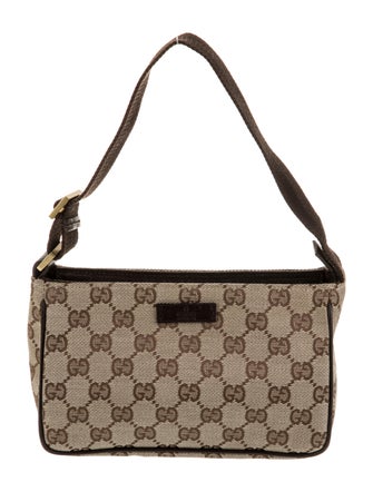 Gucci Canvas Top Handle Bag
