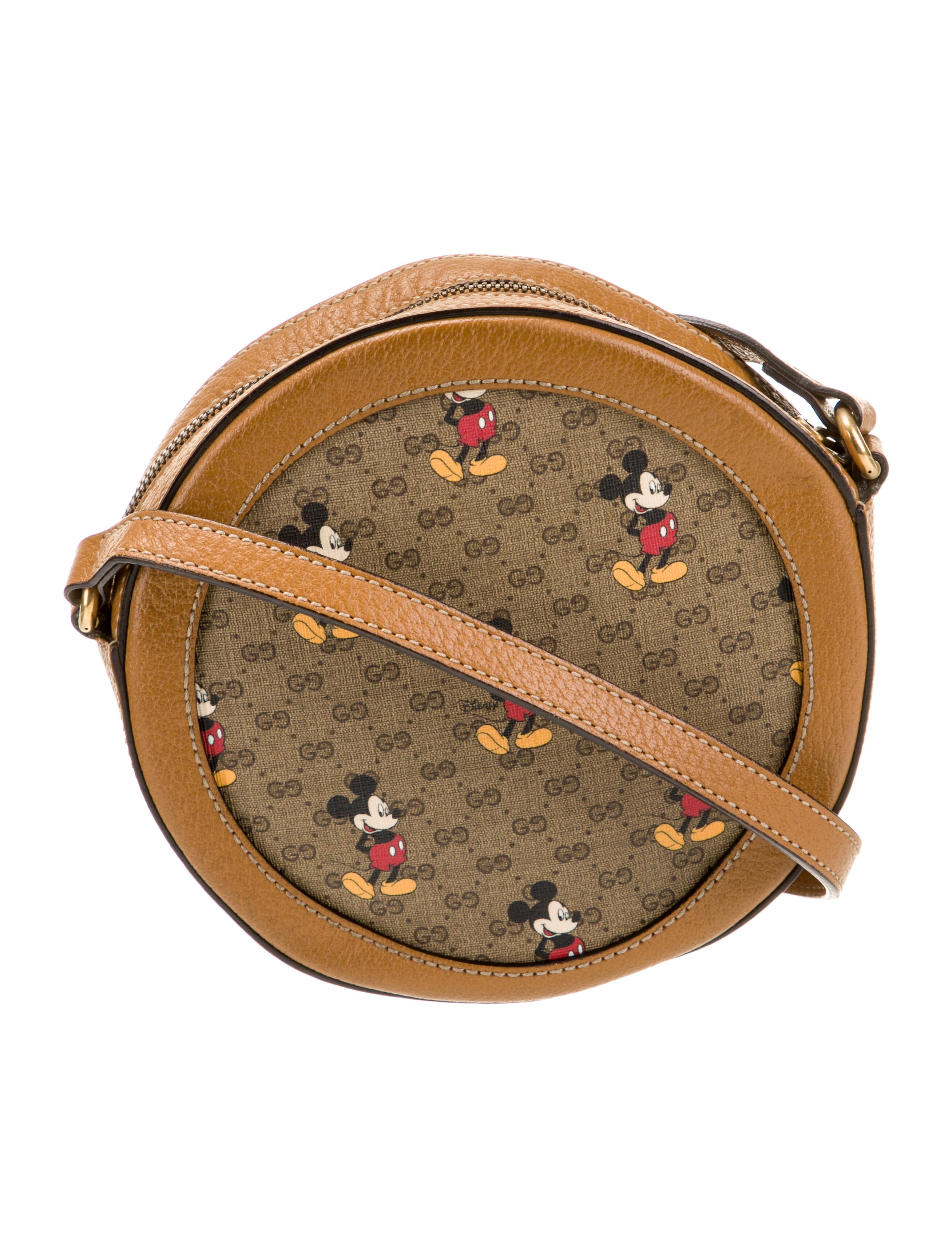 Gucci round mickey shoulder bag
