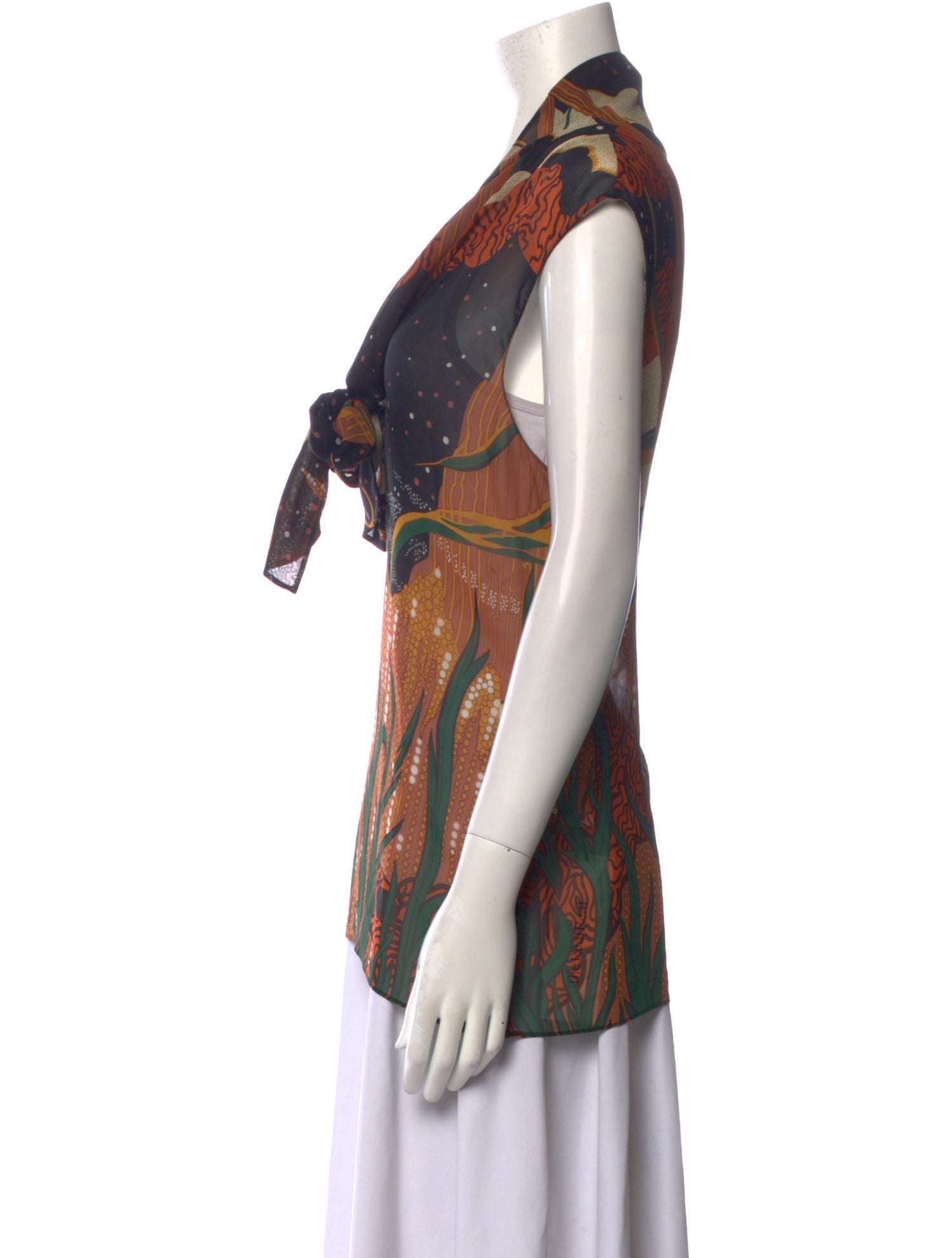 Gucci Silk Printed Top