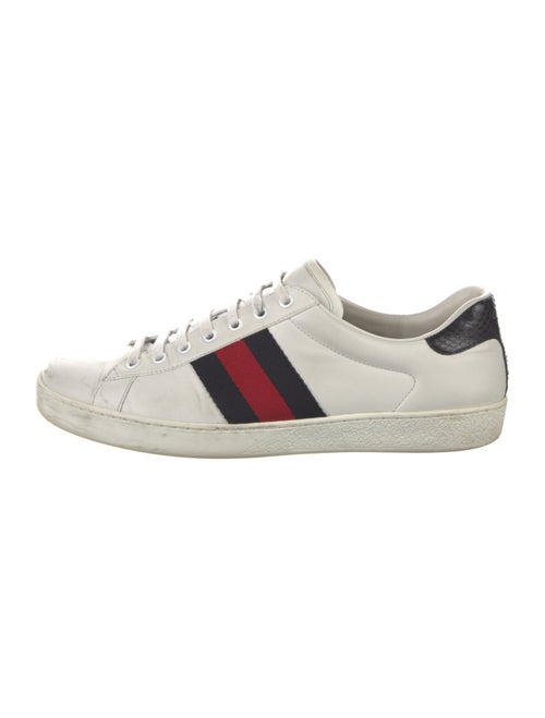 Gucci Sylvie Web Accent Leather Sneakers
