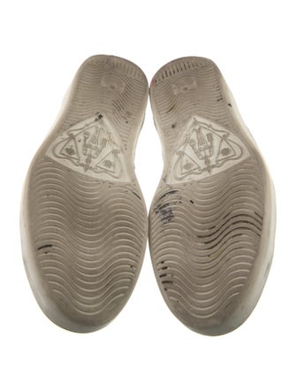 Gucci Sylvie Web Accent Leather Sneakers