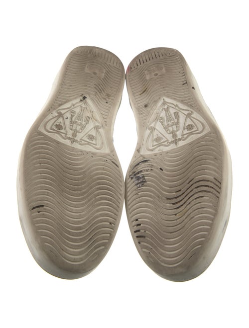 Gucci Sylvie Web Accent Leather Sneakers