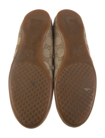 Gucci GG Canvas Canvas Ballet Flats