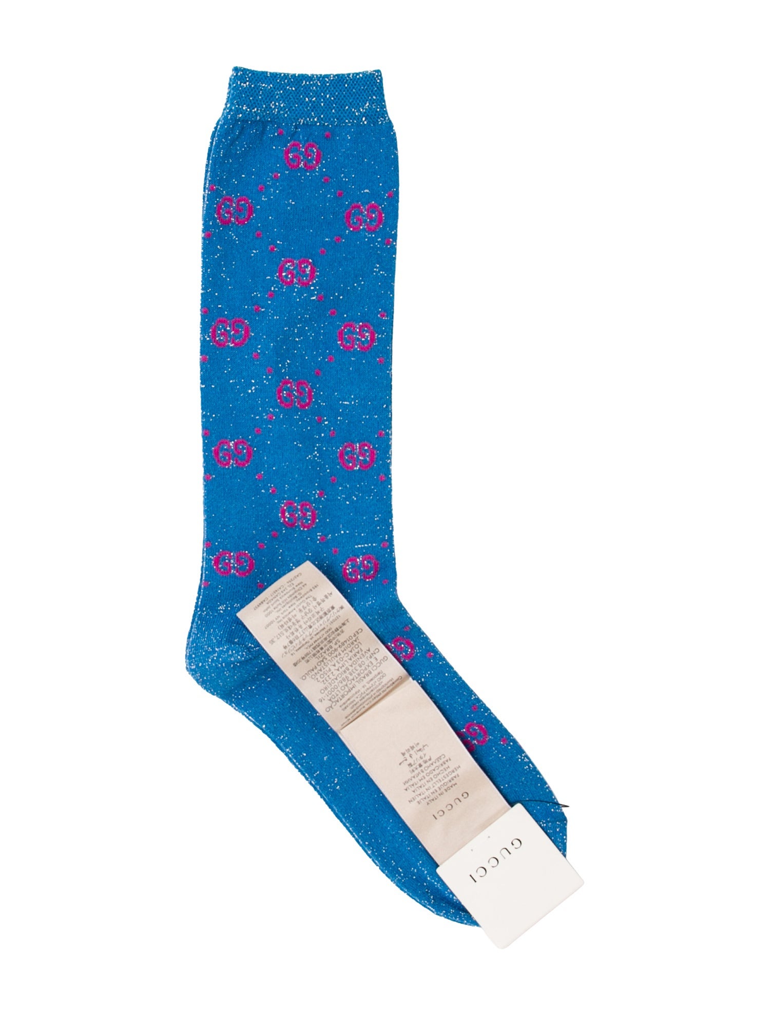Gucci Gucci GG Logo Printed Socks w/ Tags w/Tags