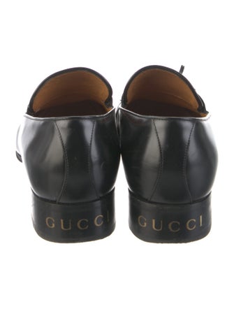 Gucci Horsebit Accent Leather Dress Loafers