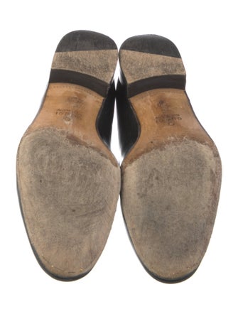 Gucci Horsebit Accent Leather Dress Loafers
