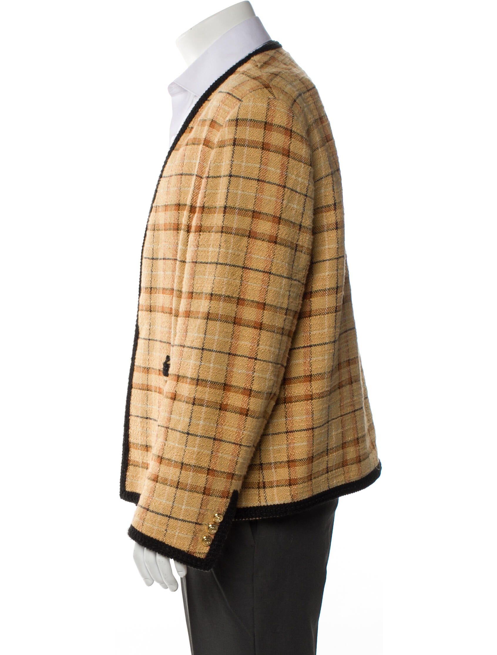 Gucci Plaid Print Jacket