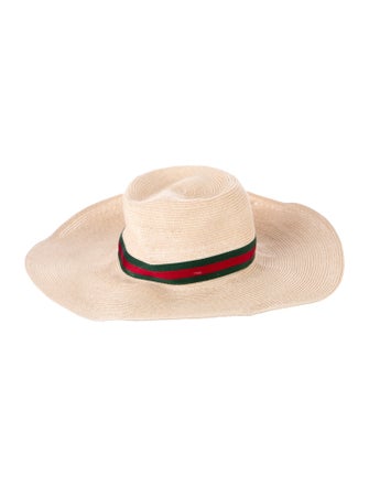 Gucci Web Straw Hat