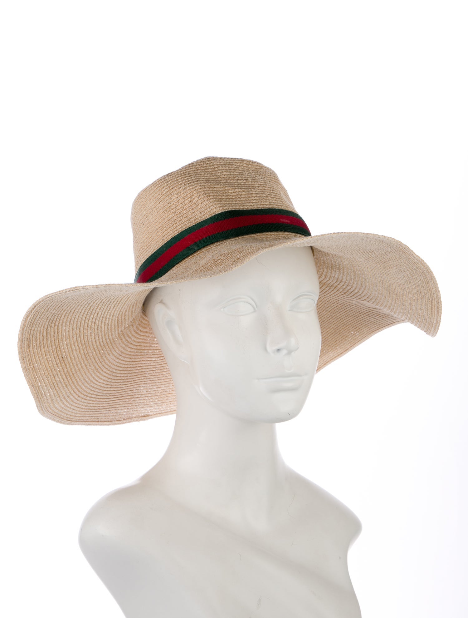 Gucci Web Straw Hat