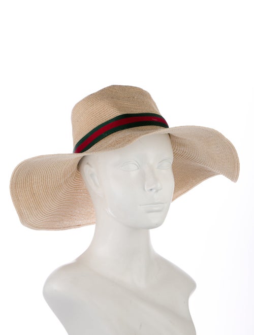 Gucci Web Straw Hat