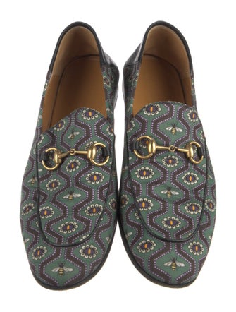 Gucci Horsebit Accent Leather Loafers